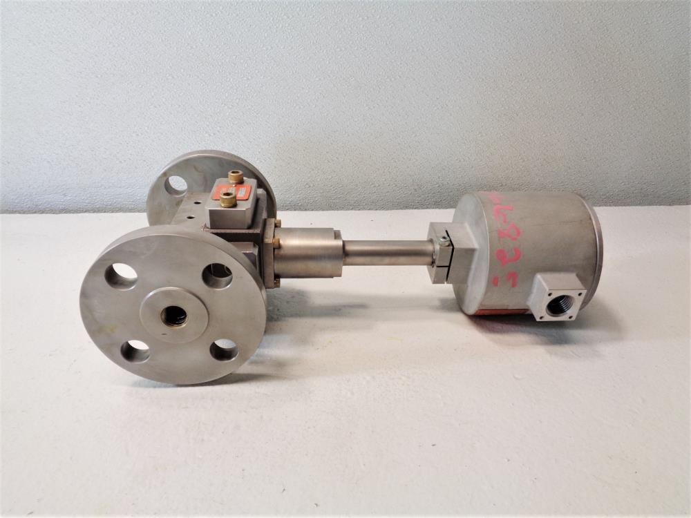 Max Machinery 3/4" 300# Stainless Steel Piston Flow Meter 214-417 and 276-525